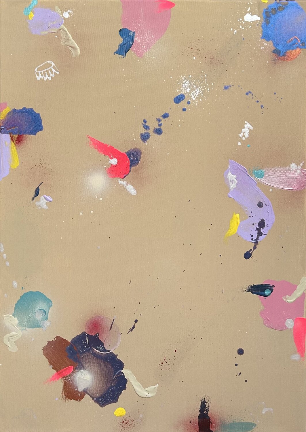 Quiet Constellations Martina Gvizdova Original painting for sale