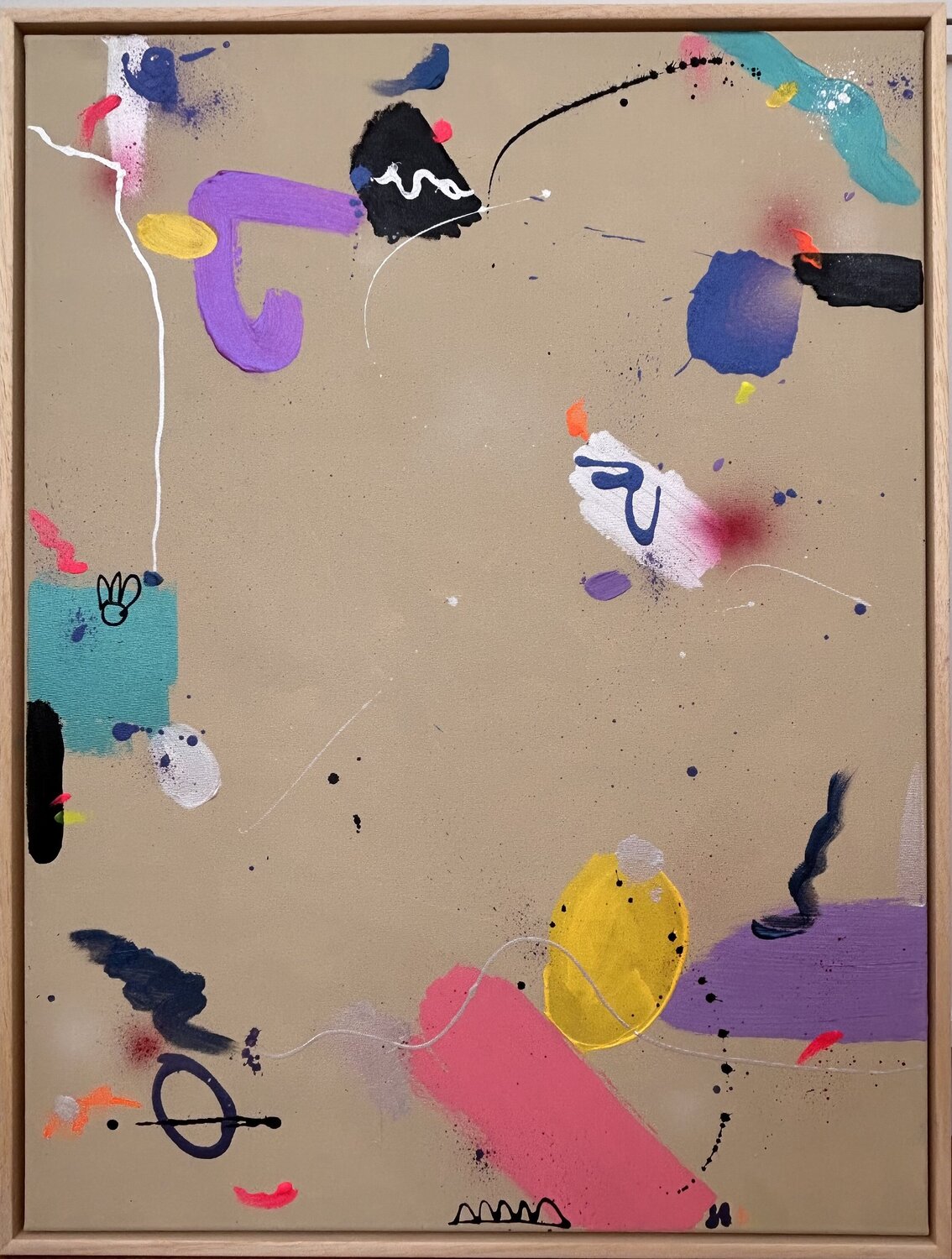 Confetti Therapy Martina Gvizdova Original painting for sale