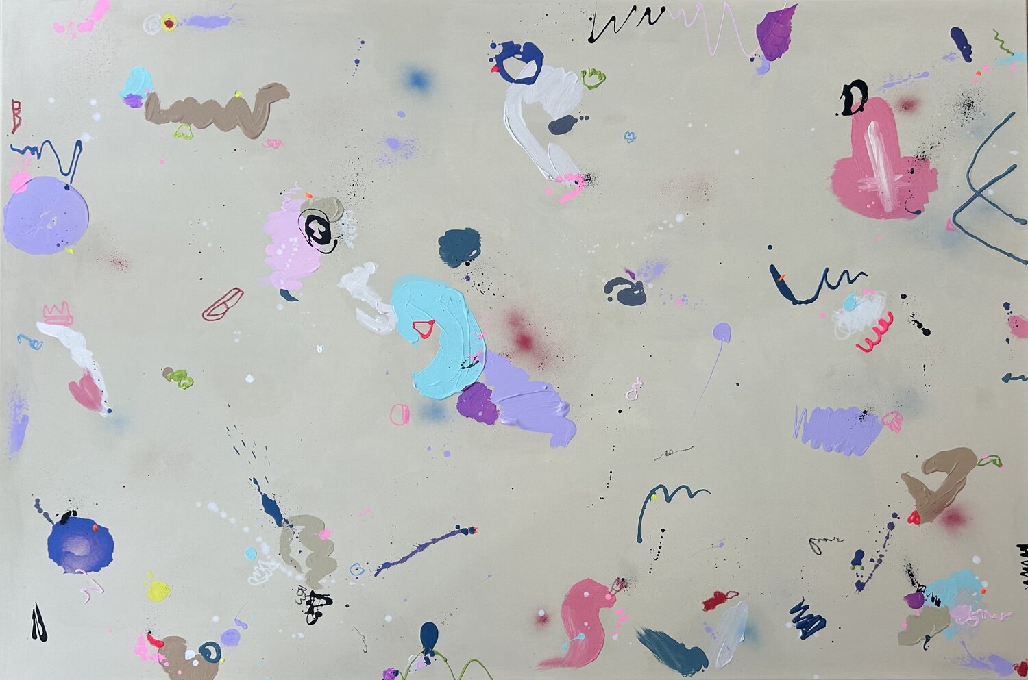 Colour Frequency Martina Gvizdova Original painting for sale