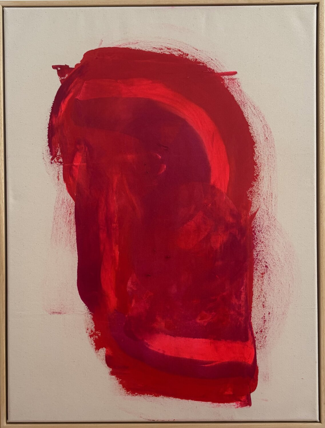 Ember Crimson Martina Gvizdova Original painting for sale