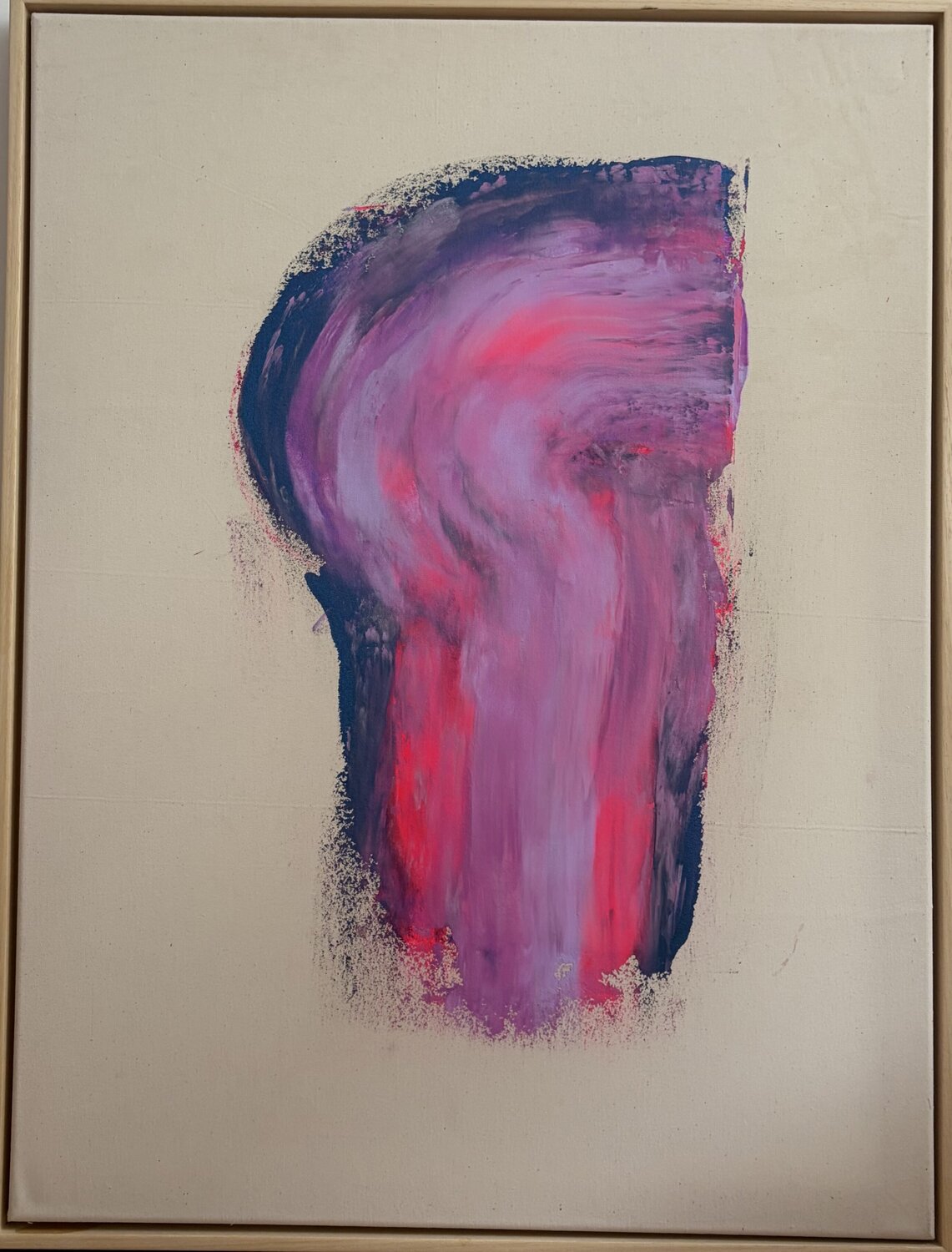 Crimson Ember Martina Gvizdova Original painting for sale