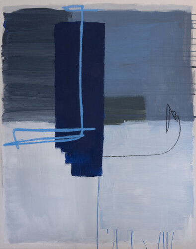 Abstract Brush Strokes 330 by Mareike Böhmer, Painting for Sale on Select