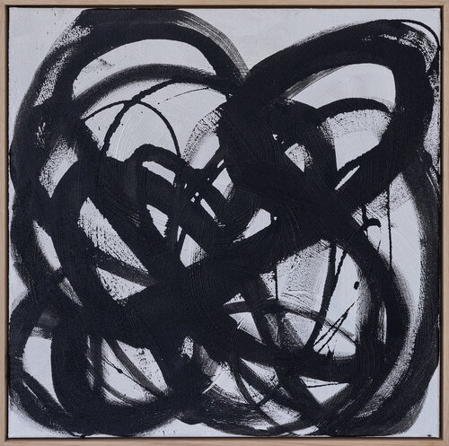 Black Strokes by Mareike Böhmer, Painting for Sale on Select
