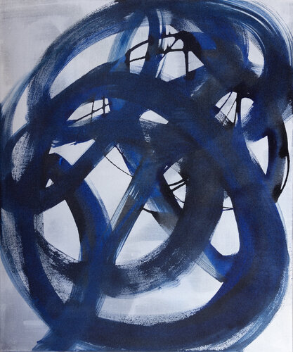 Blue Tangle by Mareike Böhmer, Painting for Sale on Select