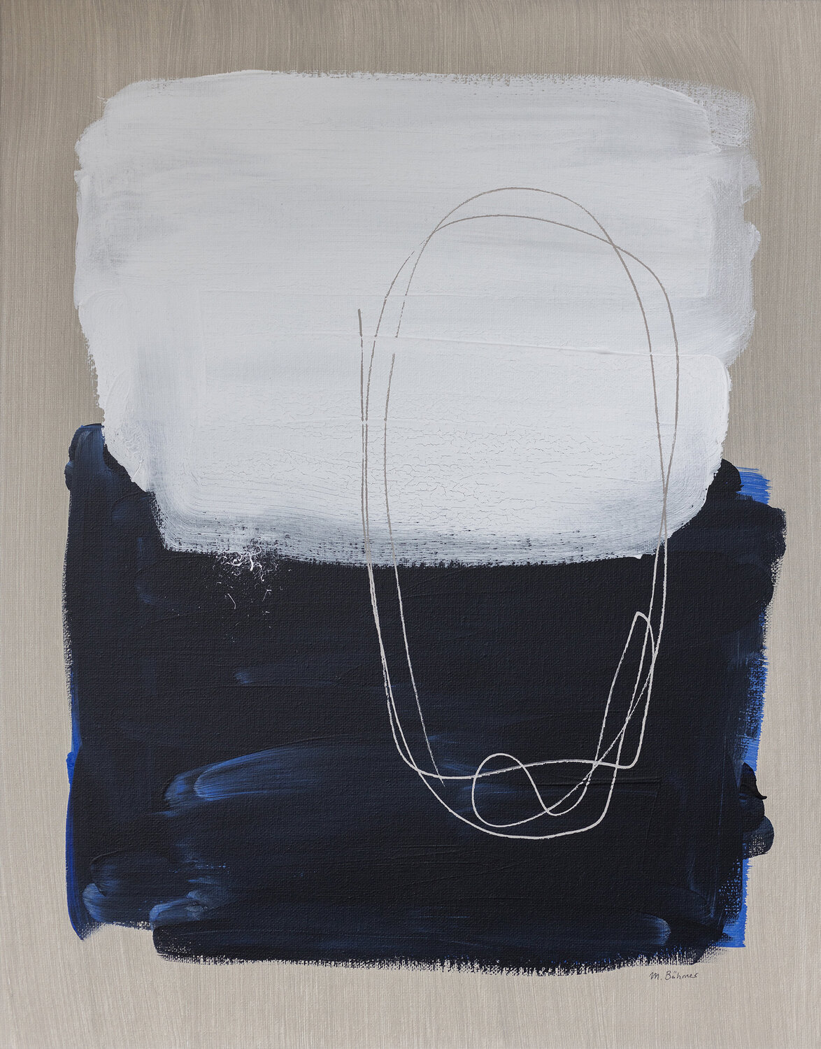 Abstract Brush Strokes 316 Mareike Böhmer Original painting for sale