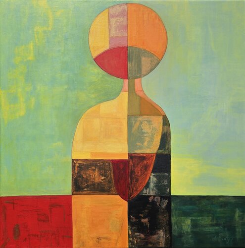 Venus of Willendorf by Anna Burger, Painting for Sale on Select
