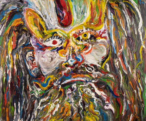 Sadhu by Hirofumi Miyauchi (Andecian), Painting for Sale on Select