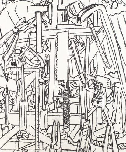 Tools, Remembered by the Hand by Hirofumi Miyauchi (Andecian), Painting for Sale on Select