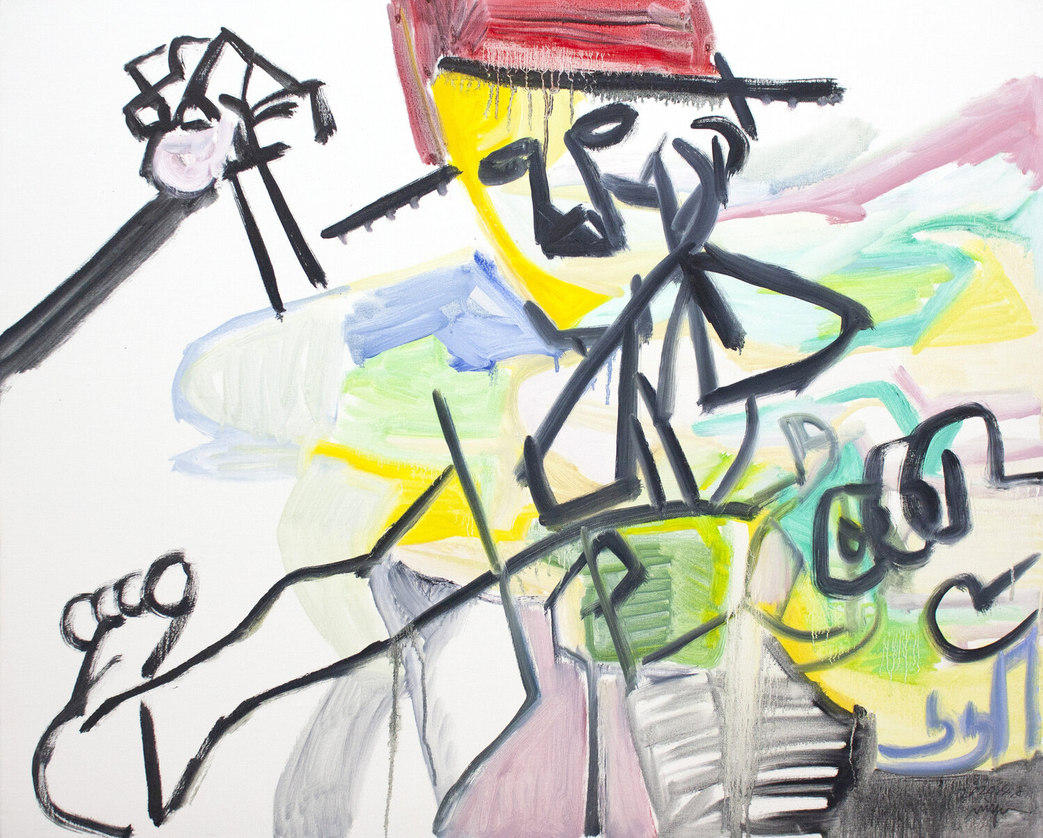 Voice of body Hirofumi Miyauchi (Andecian) Original painting for sale