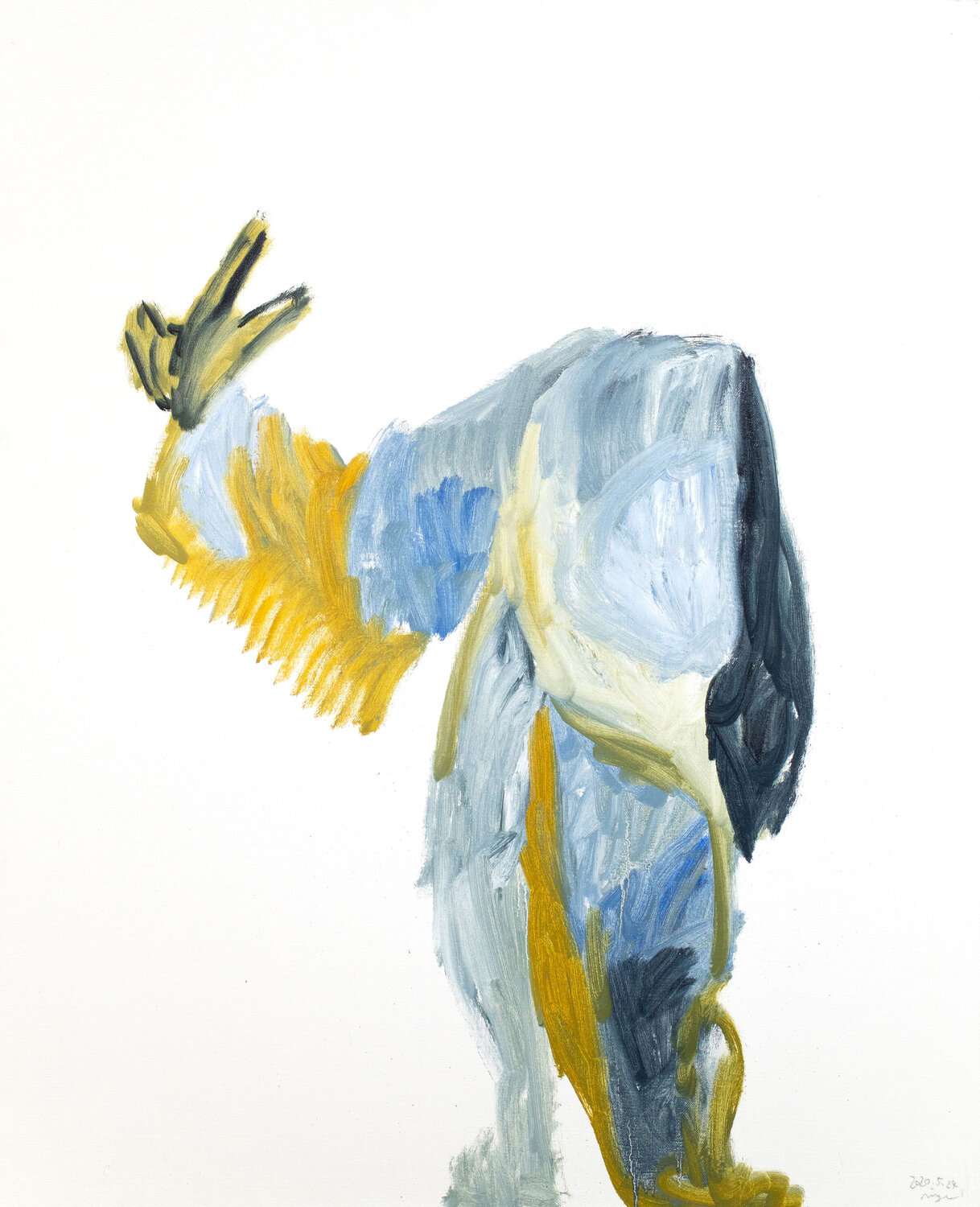 Voice of body 5/6 Hirofumi Miyauchi (Andecian) Original painting for sale
