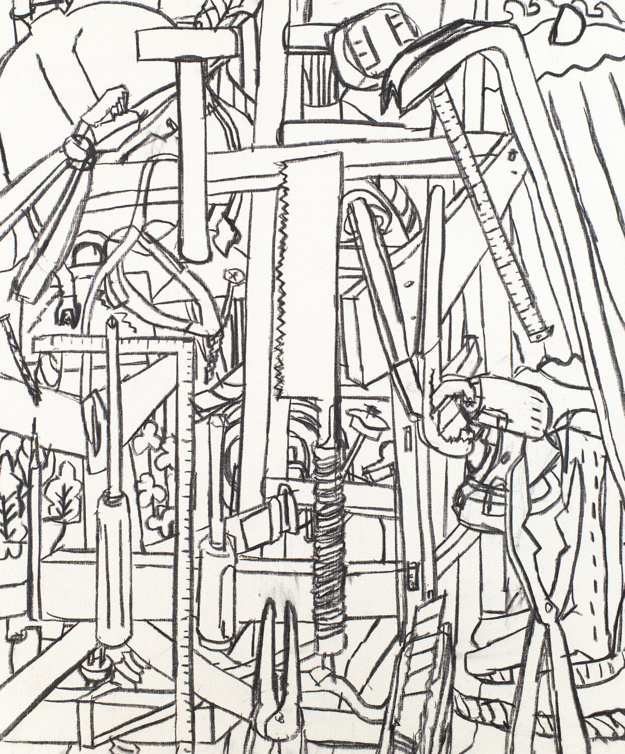 Tools, Remembered by the Hand Hirofumi Miyauchi (Andecian) Original painting for sale