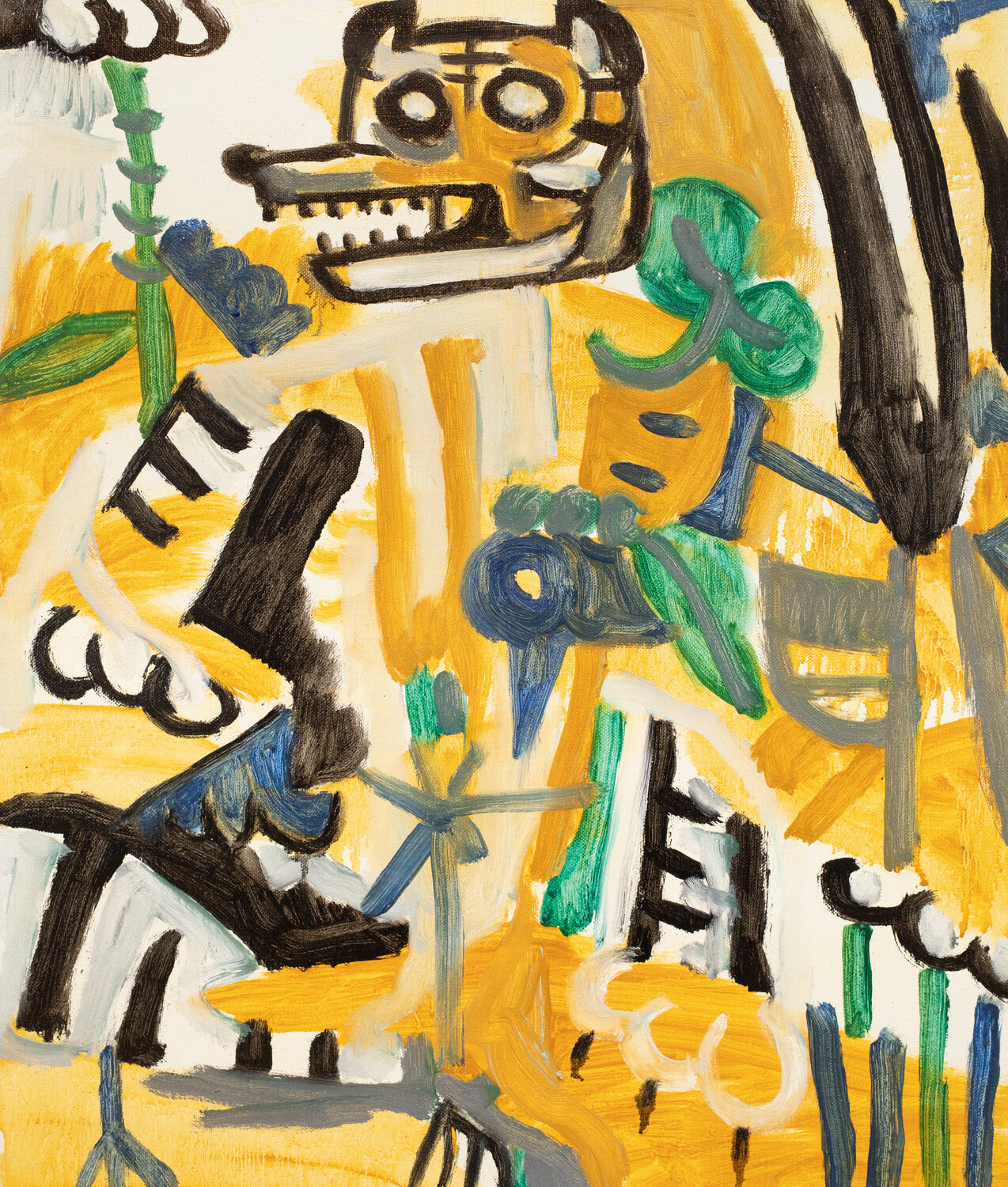 Wild tiger Hirofumi Miyauchi (Andecian) Original painting for sale