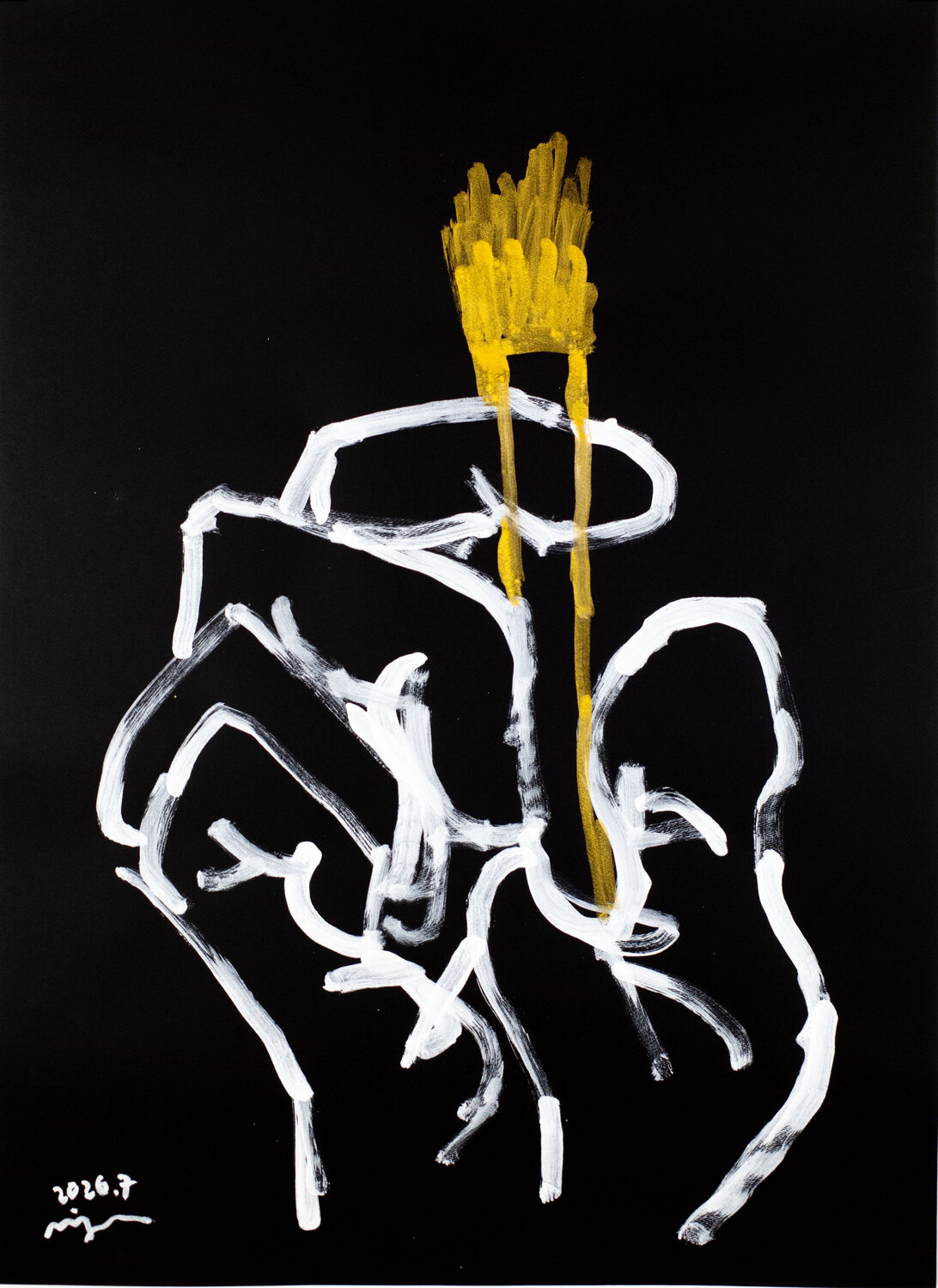 Painter's hand Hirofumi Miyauchi (Andecian) Original painting for sale