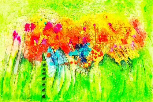 im Winde geweht by Cornelia Seibt, Painting for Sale on Select