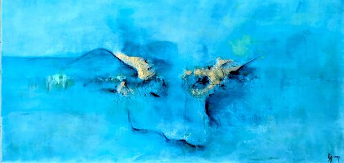 schlafender Stier by Cornelia Seibt, Painting for Sale on Select
