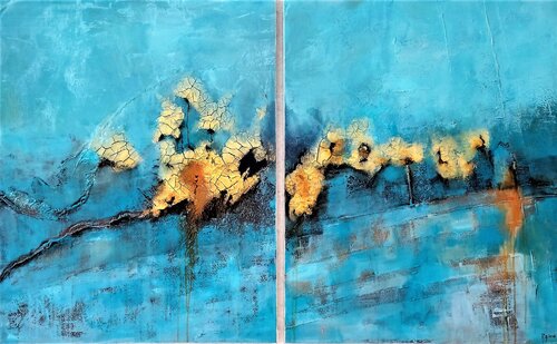 Wolke 7 by Cornelia Seibt, Painting for Sale on Select