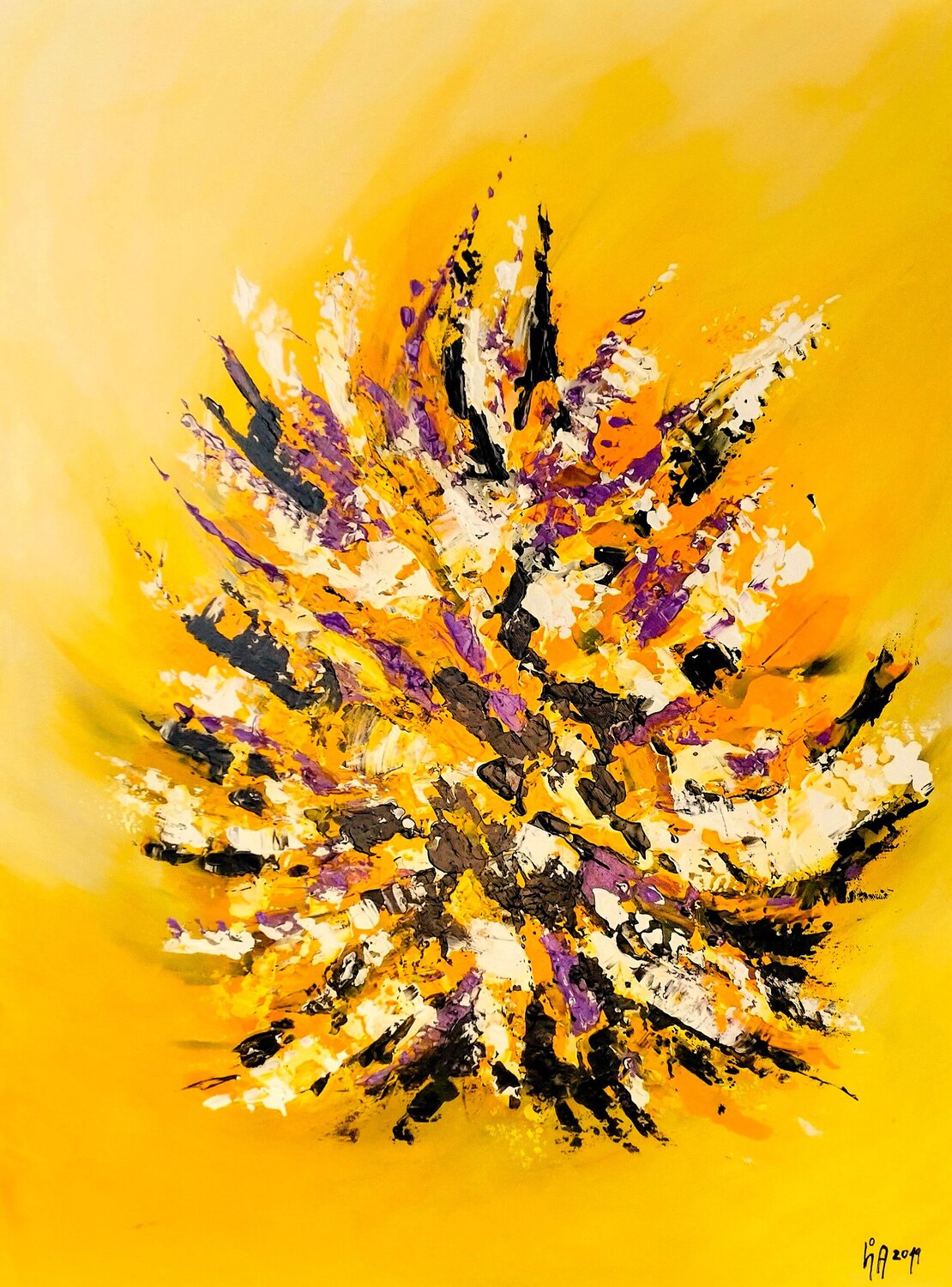 Pompon Cornelia Seibt Original painting for sale