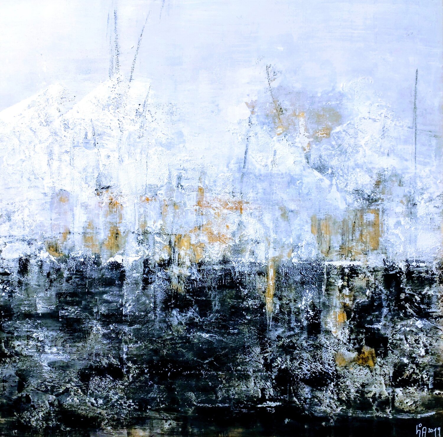 Allgäuer Welt Cornelia Seibt Original painting for sale