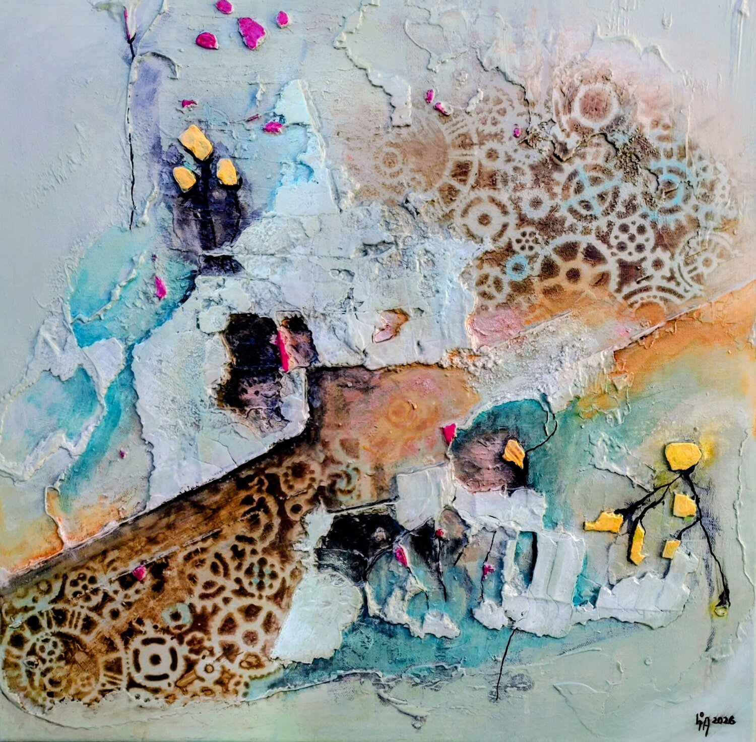 zerplatzte Träume Cornelia Seibt Original painting for sale