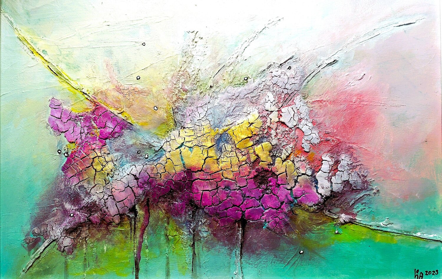 Gartenidylle Cornelia Seibt Original painting for sale