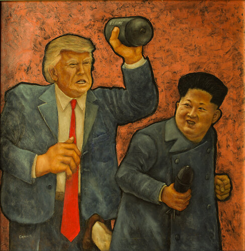 Fire & Fury by Nunzio Capece, Painting for Sale on Select
