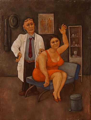 Il medico. by Nunzio Capece, Painting for Sale on Select