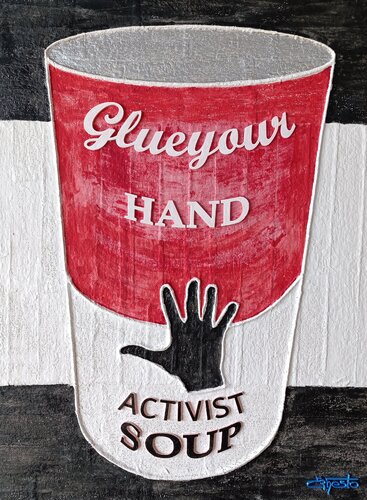 Sopa de Activista by Ernesto Zapata Urrutiabeascoa, Painting for Sale on Select