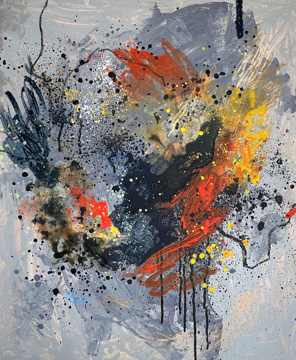 Protect your boundaries Nataliia Chebarkova Original painting for sale