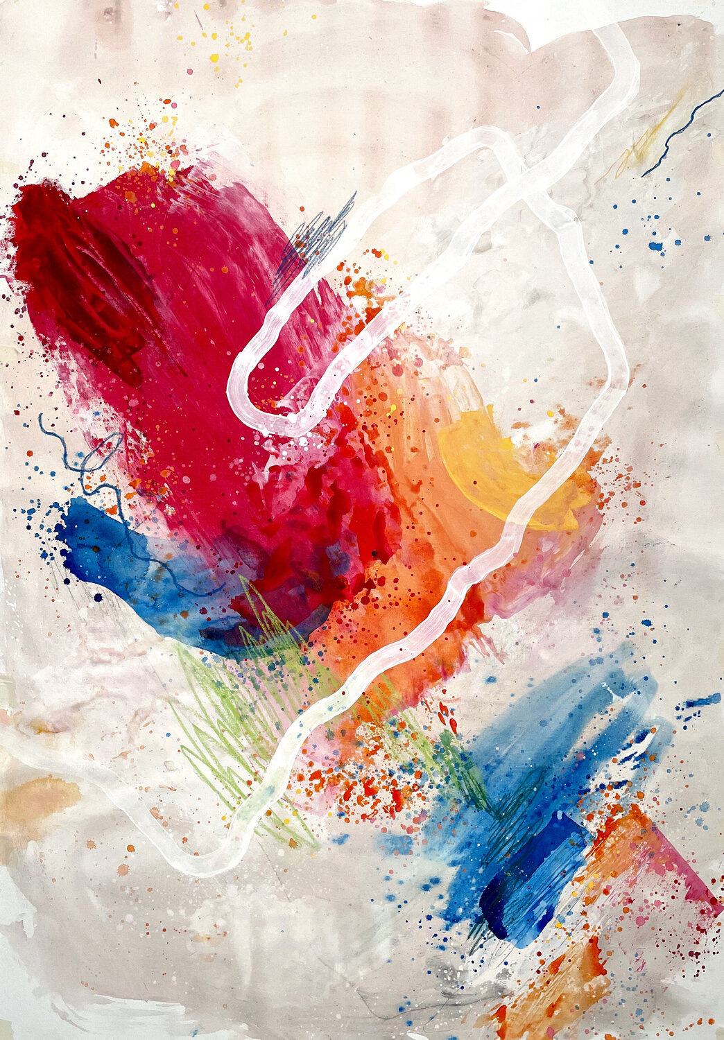 Thirst for joy Nataliia Chebarkova Original painting for sale