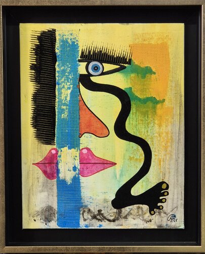 Ojo y boca by Ricardo Torres Martín, Painting for Sale on Select