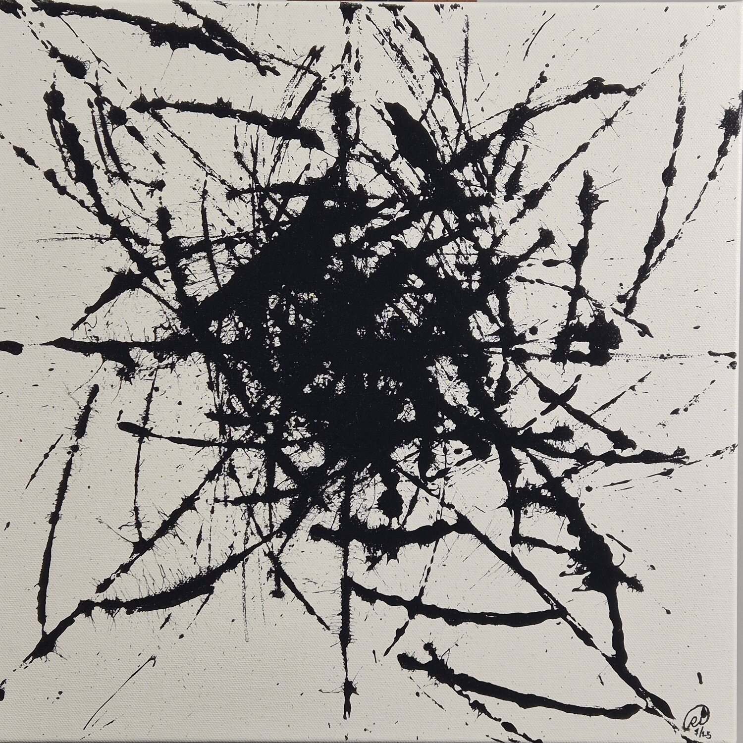 Flor araña Ricardo Torres Martín Original painting for sale