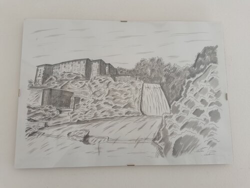 L'isola del Liri by Christian Penta, Drawing for Sale on Select