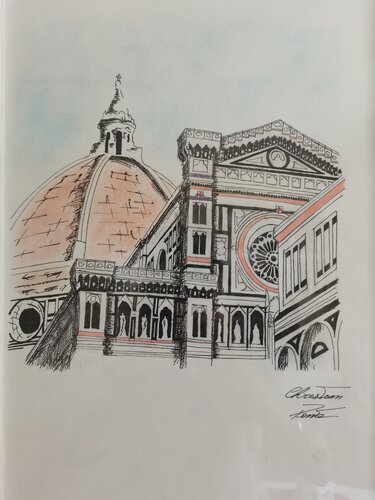 La cupola by Christian Penta, Drawing for Sale on Select