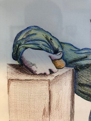 Lo Sguardo by Christian Penta, Drawing for Sale on Select