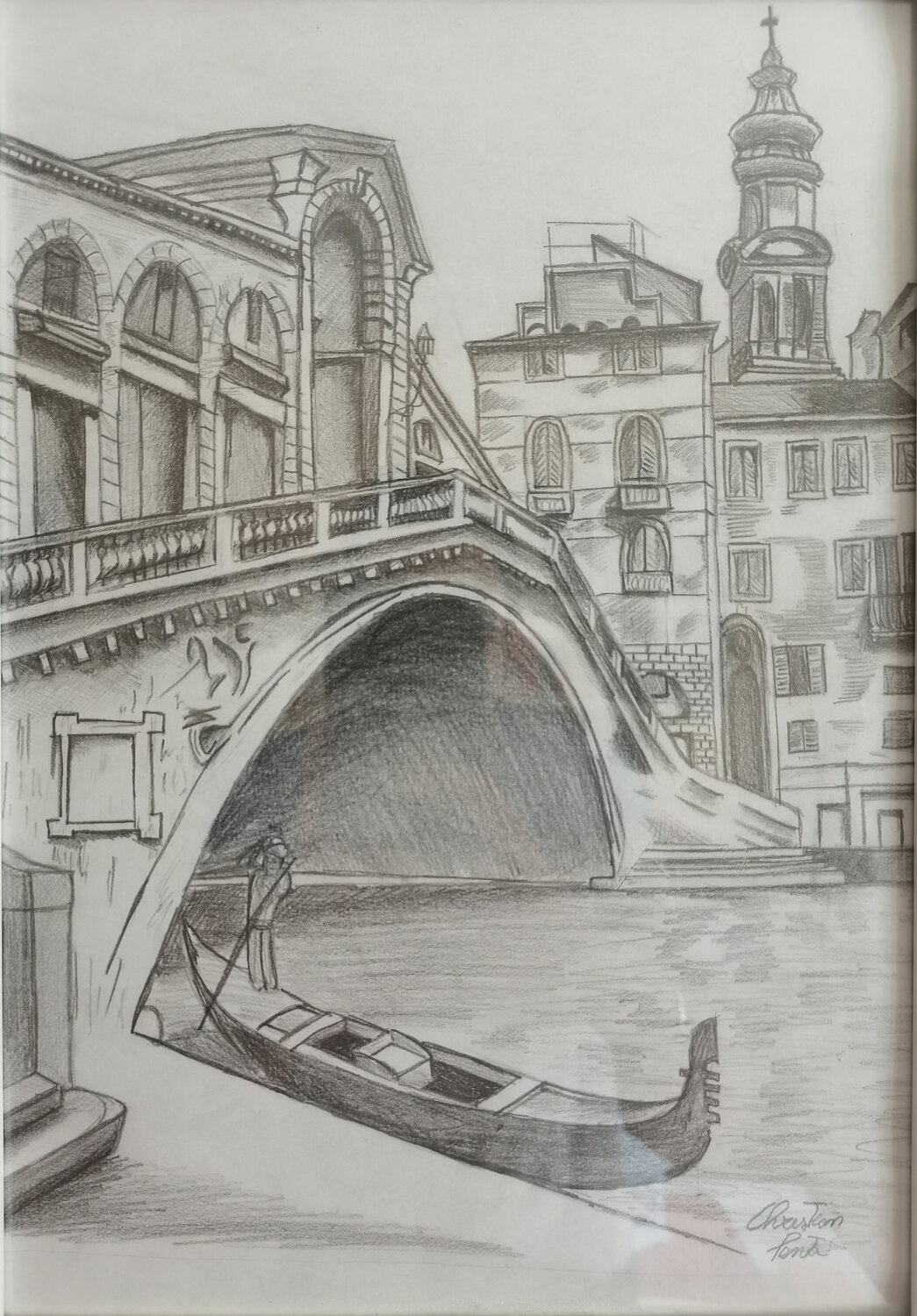 Rialto Christian Penta Drawing for sale