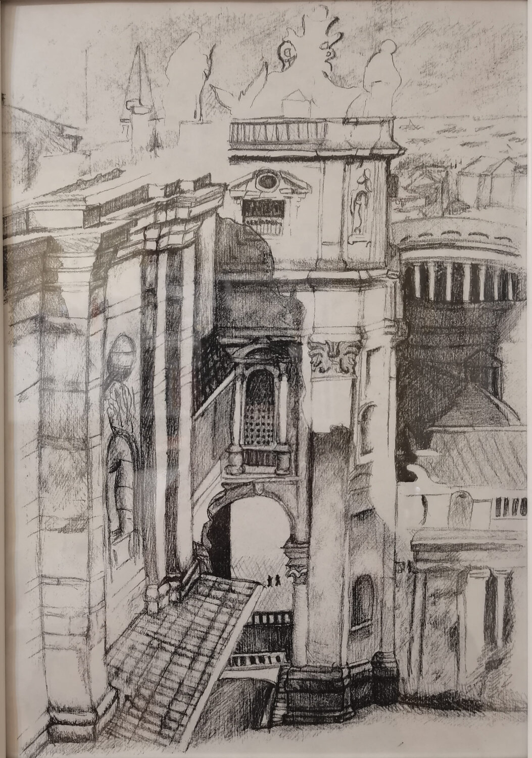 San Pietro Christian Penta Drawing for sale