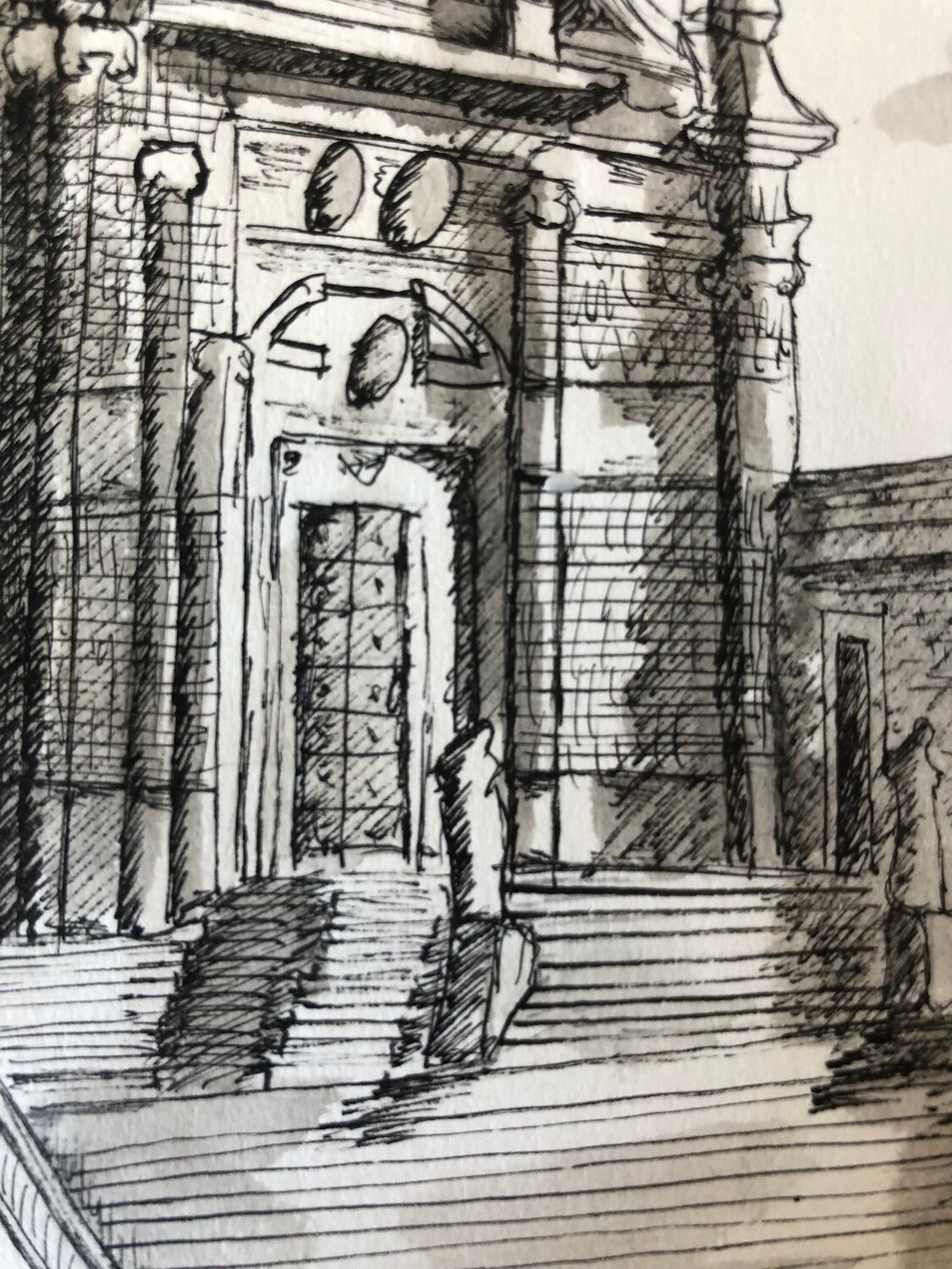 Gozo Christian Penta Drawing for sale