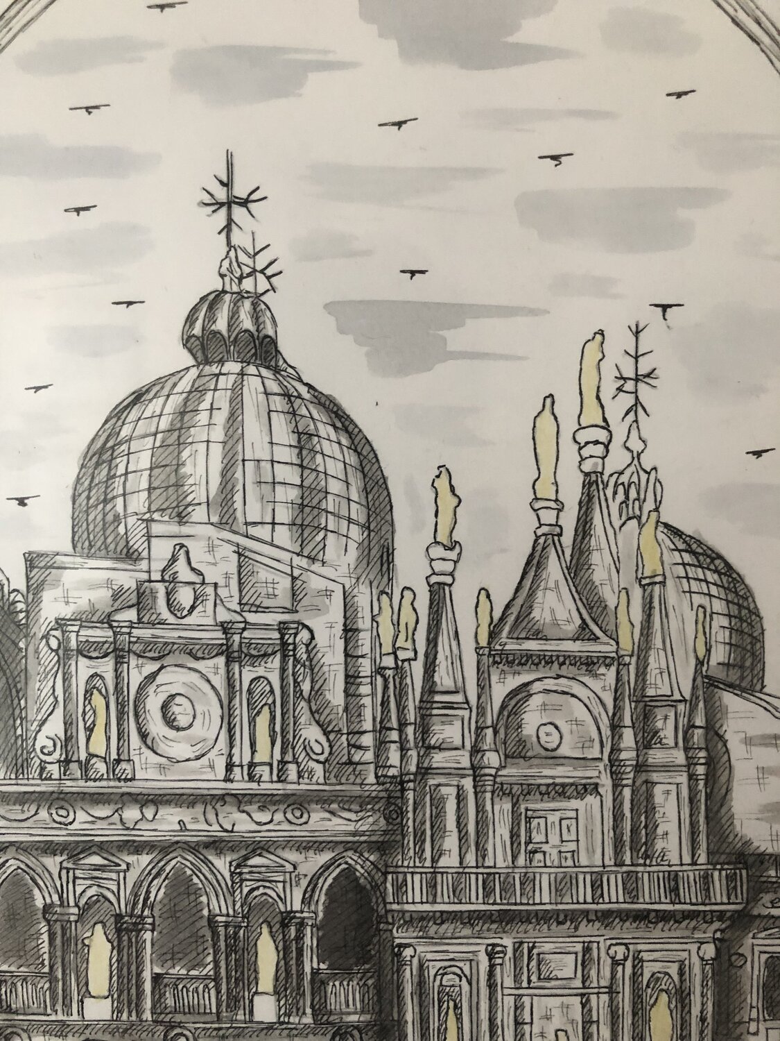 Bienvenidos Christian Penta Drawing for sale
