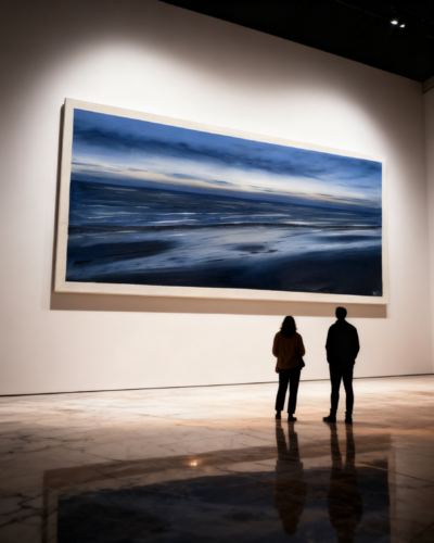 „tiefes Blau“ by Marco W. Krieger, Painting for Sale on Select