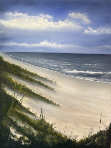 Düne & Meer #1 by Marco W. Krieger, Painting for Sale on Select