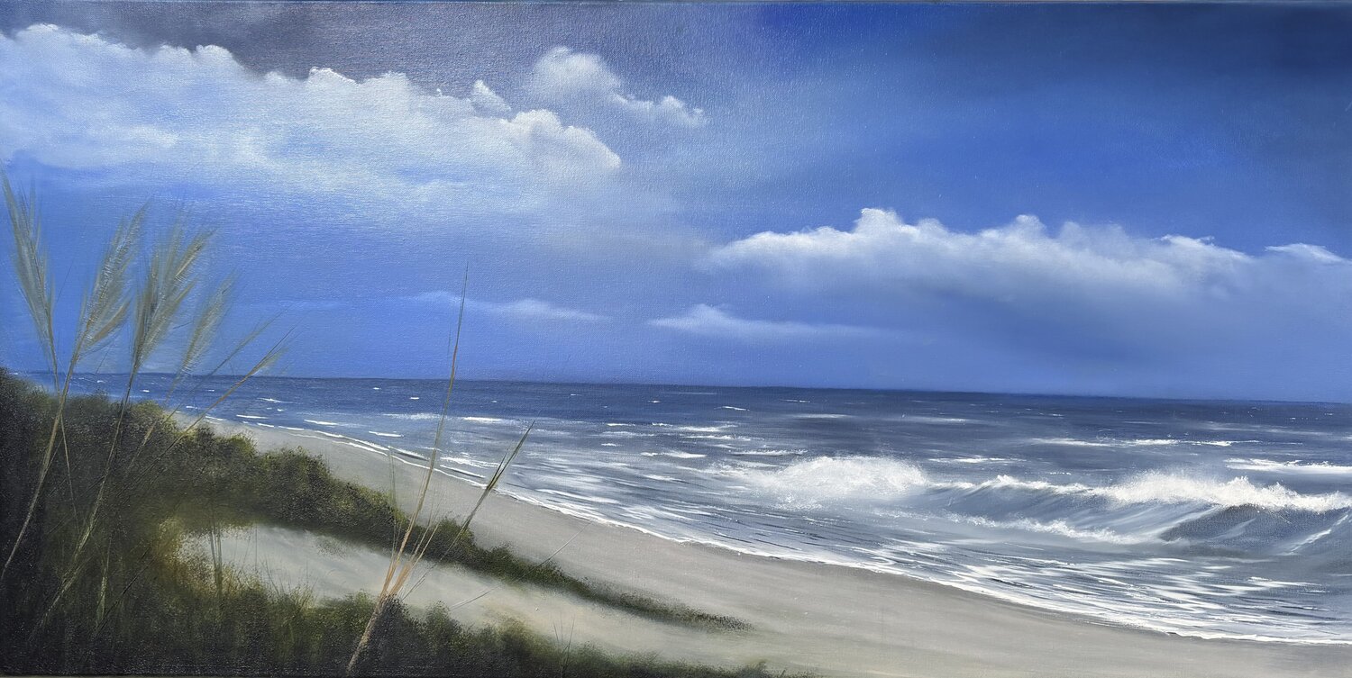 Düne und Meer #3 Marco W. Krieger Original painting for sale
