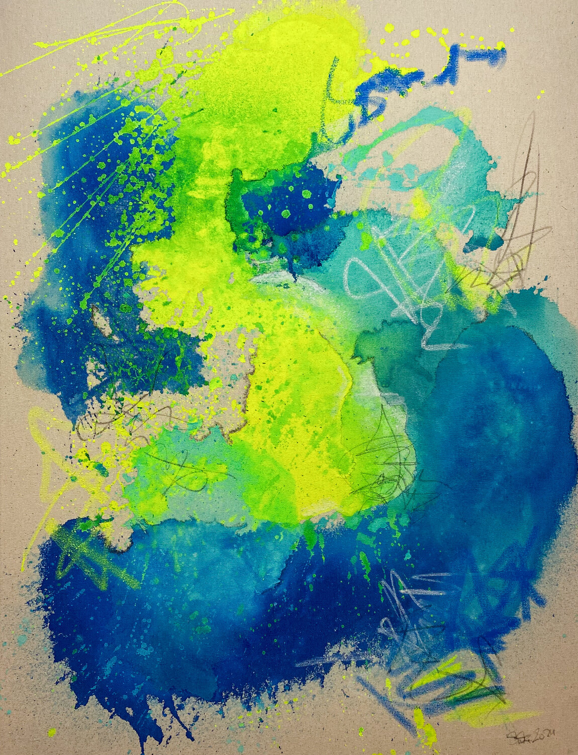 OCEANS Sophie Friederichs Original painting for sale