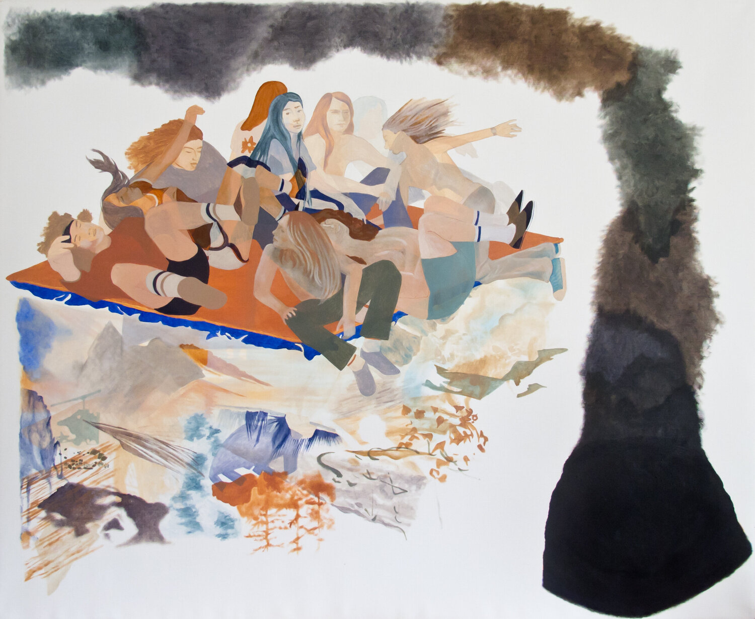Natural born hippie 1 Micol Magni Original painting for sale