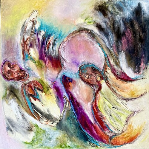 Sounds of silence by Lucile Travert, Painting for Sale on Select