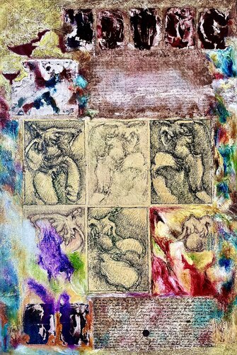 Erased time by Lucile Travert, Painting for Sale on Select