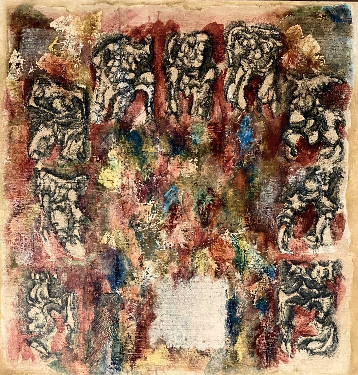 TurbulenceS . 1 Lucile Travert Original painting for sale