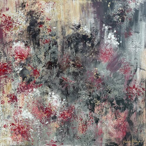 Eternal Bloom by Martina Rüdiger, Painting for Sale on Select