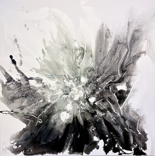 Verdichtung by Martina Rüdiger, Painting for Sale on Select