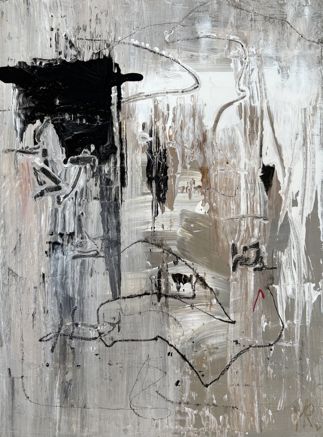 Pulse of Silence Martina Rüdiger Original painting for sale