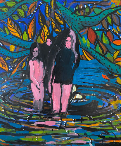 Lago Azul by Maikel Sotomayor, Painting for Sale on Select